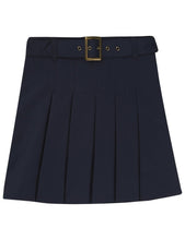 Load image into Gallery viewer, French Toast Girls&#39; Pleated Scooter With Square Buckle Belt Navy
