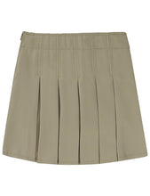 Load image into Gallery viewer, French Toast Girls&#39; Pleated Scooter With Square Buckle Belt Khaki
