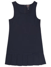 Load image into Gallery viewer, French Toast Girls&#39; Pleated Hem Jumper with Ribbon Navy
