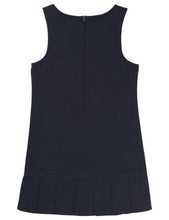 Load image into Gallery viewer, French Toast Girls&#39; Pleated Hem Jumper with Ribbon Navy
