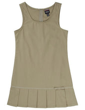 Load image into Gallery viewer, French Toast Girls&#39; Pleated Hem Jumper with Ribbon Khaki
