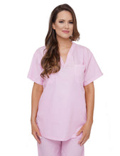 Load image into Gallery viewer, Lizzy-B V-neck Scrub Top Pink
