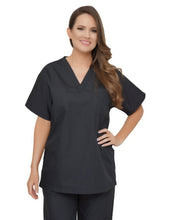 Load image into Gallery viewer, Lizzy-B V-neck Scrub Top Black
