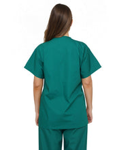 Load image into Gallery viewer, Lizzy-B V-neck Scrub Top Hunter
