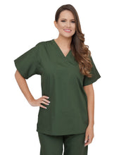 Load image into Gallery viewer, Lizzy-B V-neck Scrub Top Olive
