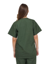 Load image into Gallery viewer, Lizzy-B V-neck Scrub Top Olive