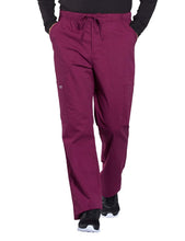 Load image into Gallery viewer, Cherokee WW Professionals WW190 Men&#39;s Tapered Leg Cargo Pant Burgundy